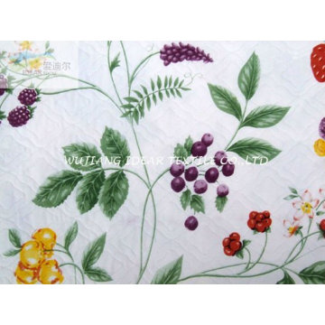 Printed Suede Bonded poly cotton blended Fabric for Hometextile